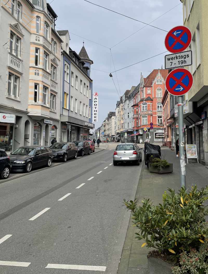 Parken an der Lange Straße, Zone 1 (Foto: Jan Eckhoff)