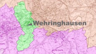 Kommunalwahl 2022 – Wahlkreise in Hagen