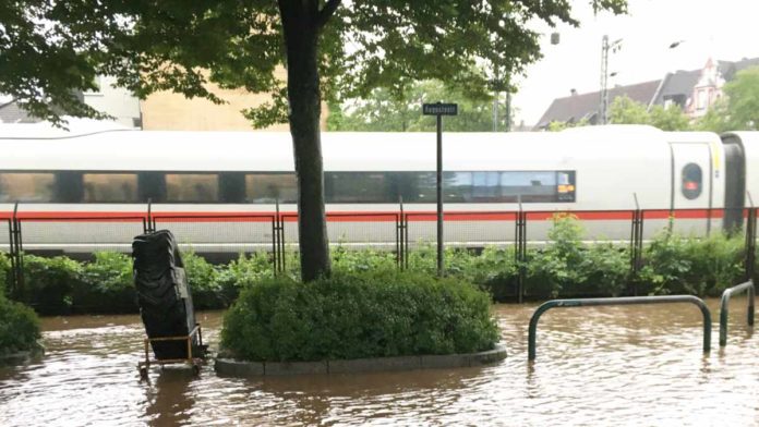 Hochwasser in Wehringhausen